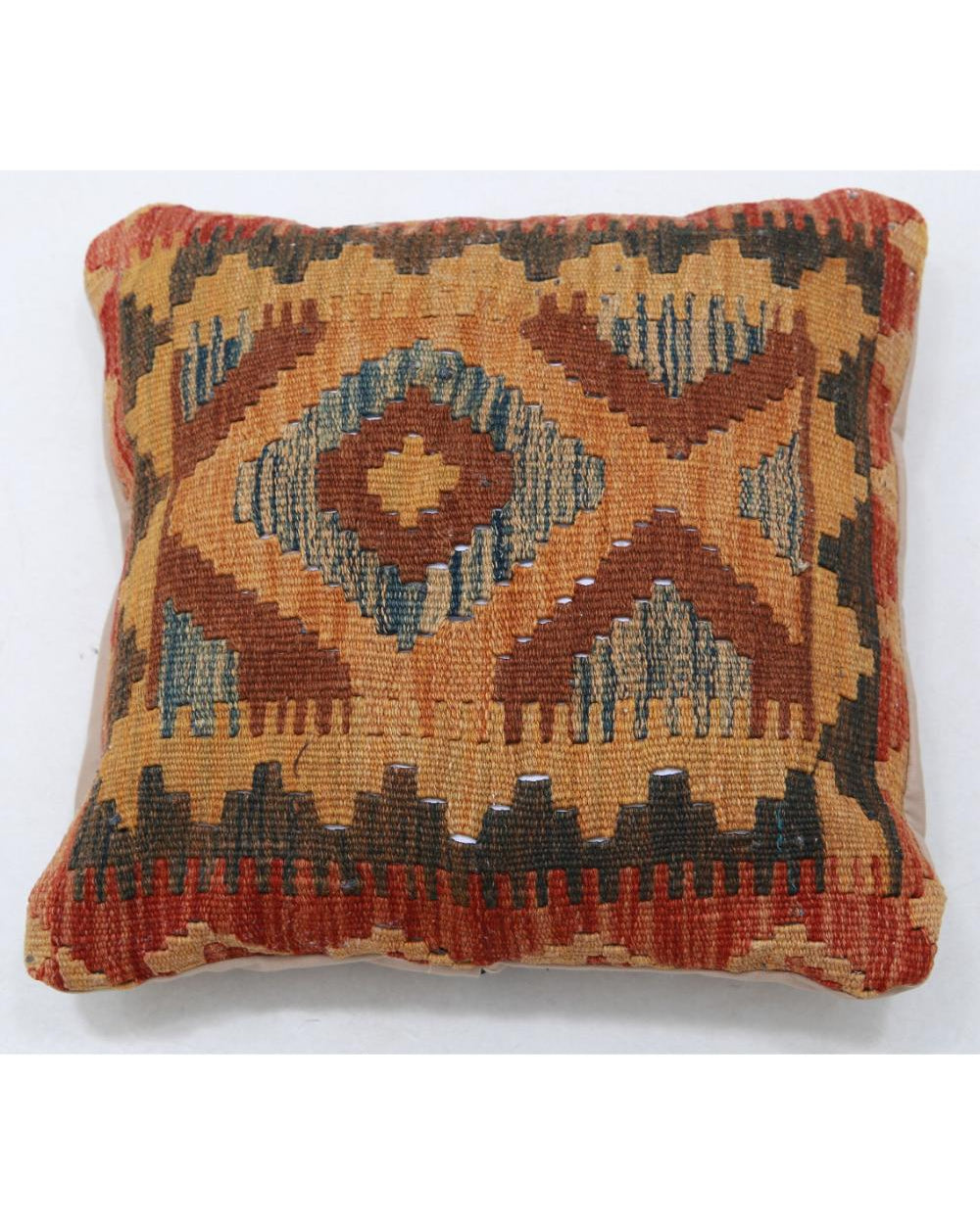 Hand Woven Tribal  Wool Pillow - 1'5'' x 1'5''