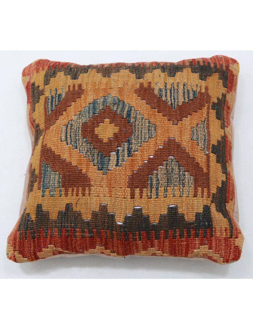 Hand Woven Tribal  Wool Pillow - 1&#39;5&#39;&#39; x 1&#39;5&#39;&#39;