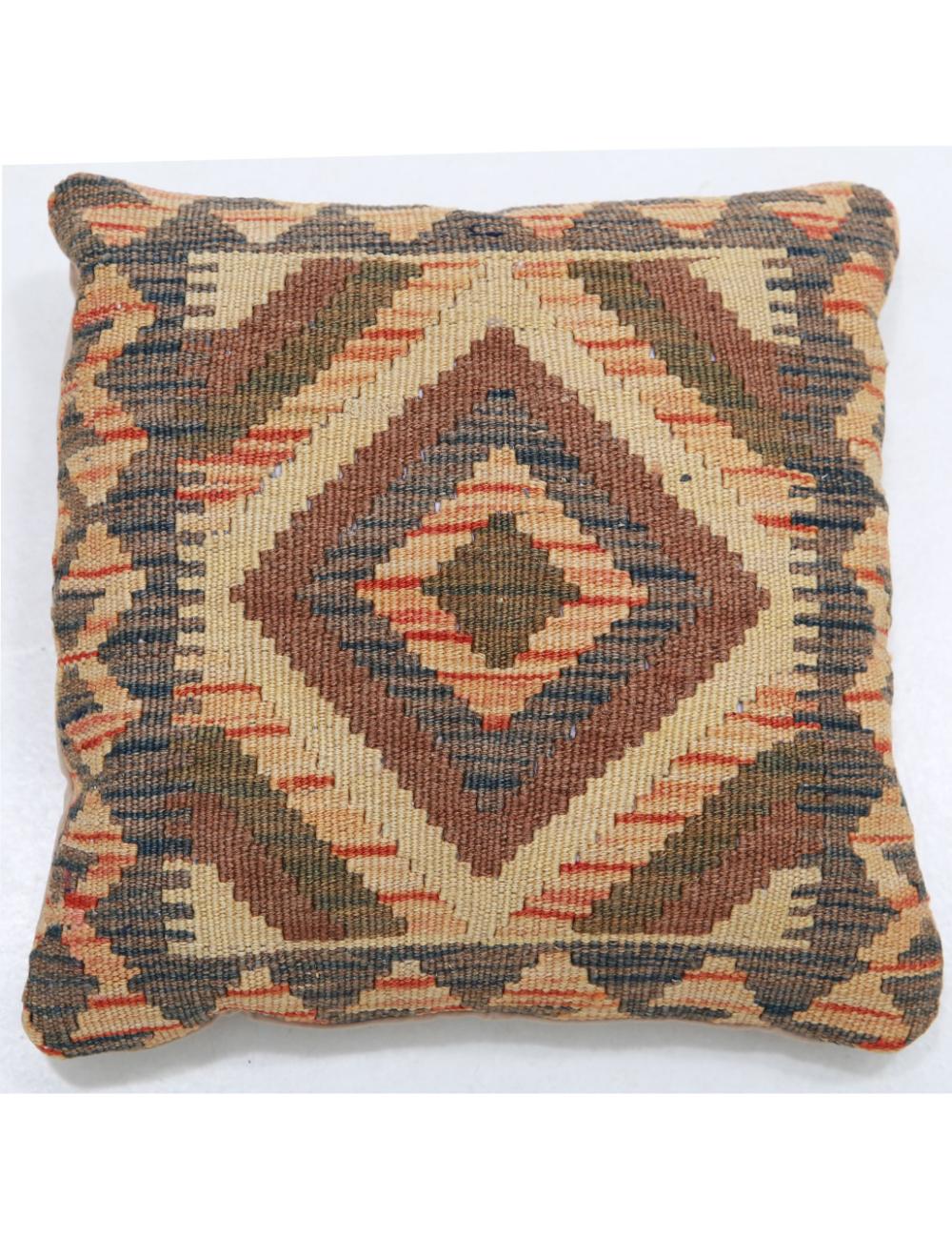 Hand Woven Tribal  Wool Pillow - 1'5'' x 1'5''
