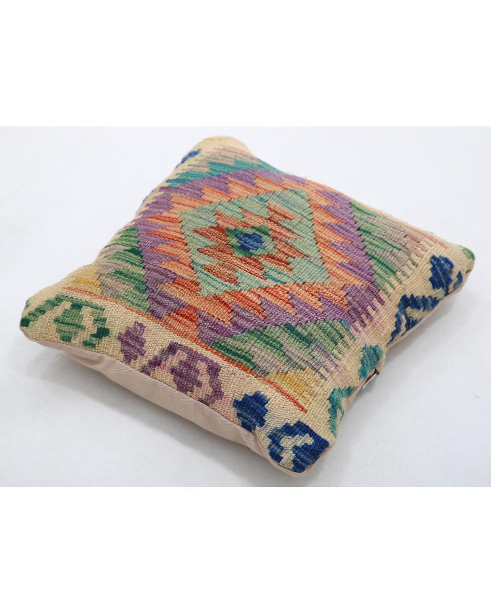 Hand Woven Tribal  Wool Pillow - 1'5'' x 1'5''