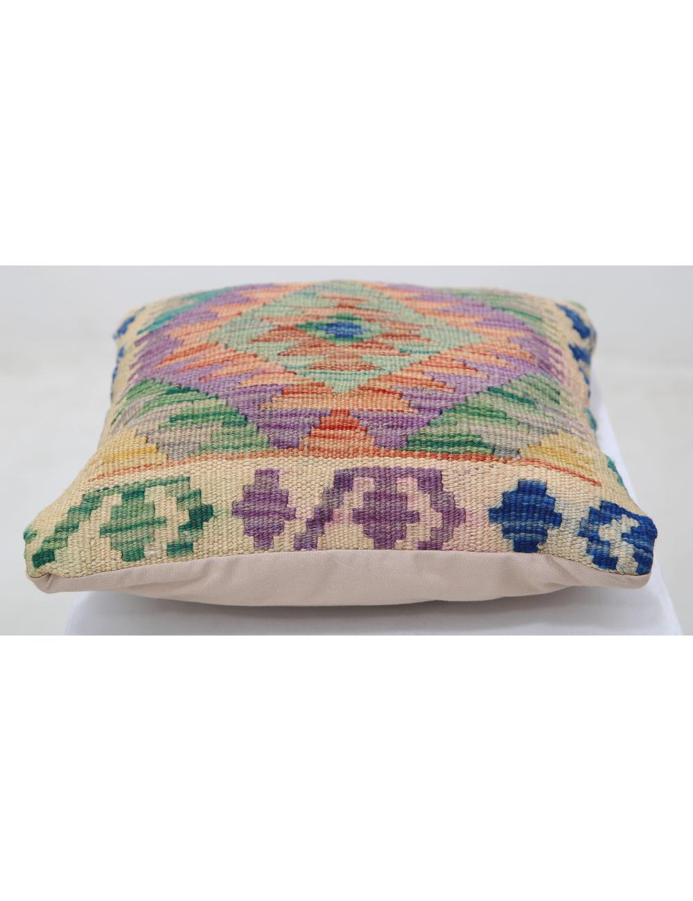 Hand Woven Tribal  Wool Pillow - 1'5'' x 1'5''
