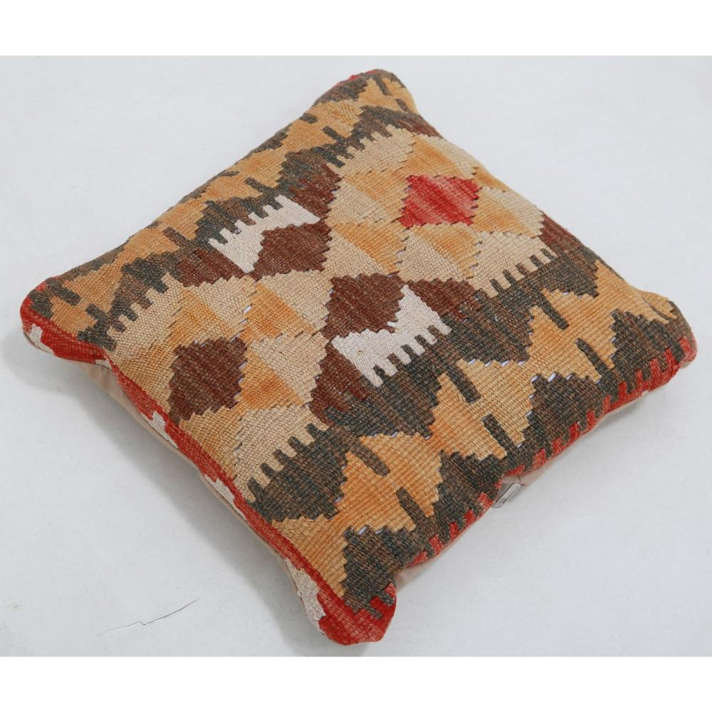 Hand Woven Tribal  Wool Pillow - 1'5'' x 1'5''