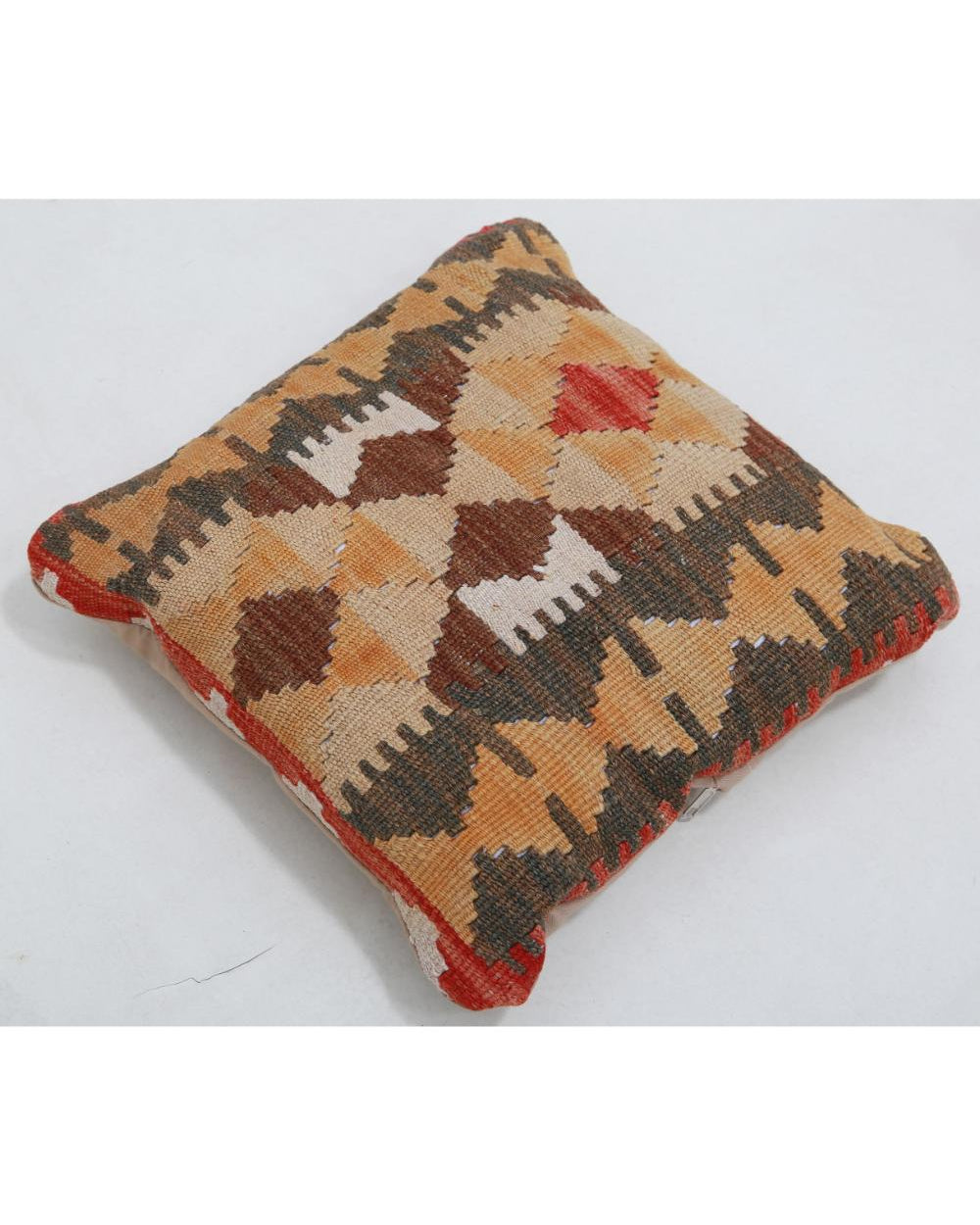 Hand Woven Tribal  Wool Pillow - 1'5'' x 1'5''