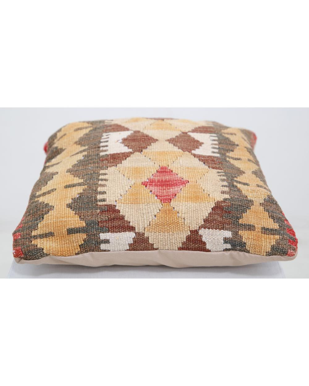 Hand Woven Tribal  Wool Pillow - 1'5'' x 1'5''