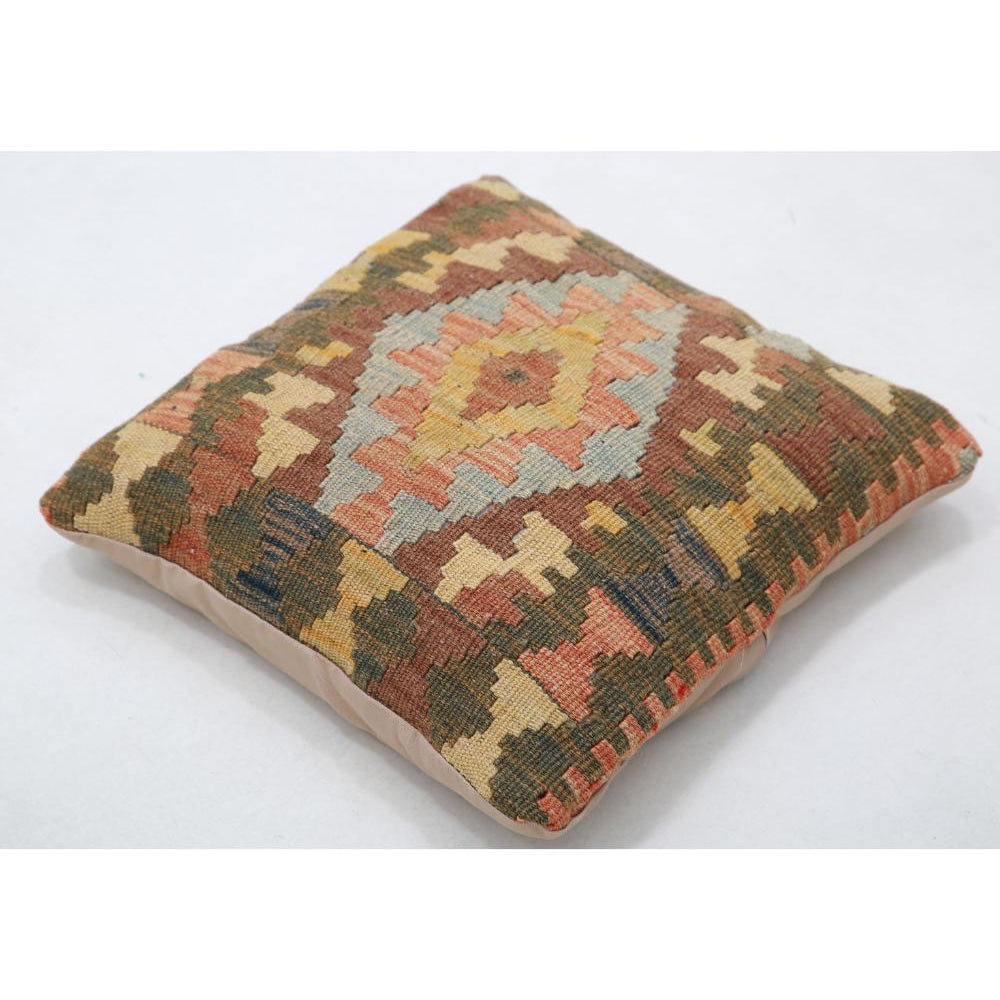 Hand Woven Tribal  Wool Pillow - 1'5'' x 1'5''