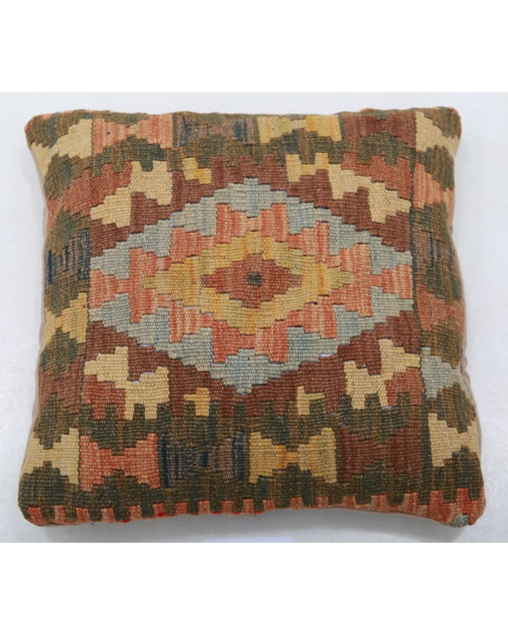 Hand Woven Tribal  Wool Pillow - 1'5'' x 1'5''