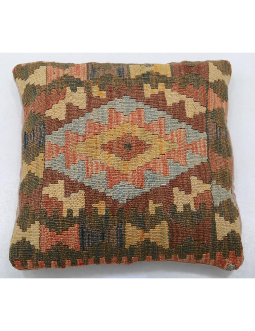 Hand Woven Tribal  Wool Pillow - 1'5'' x 1'5''