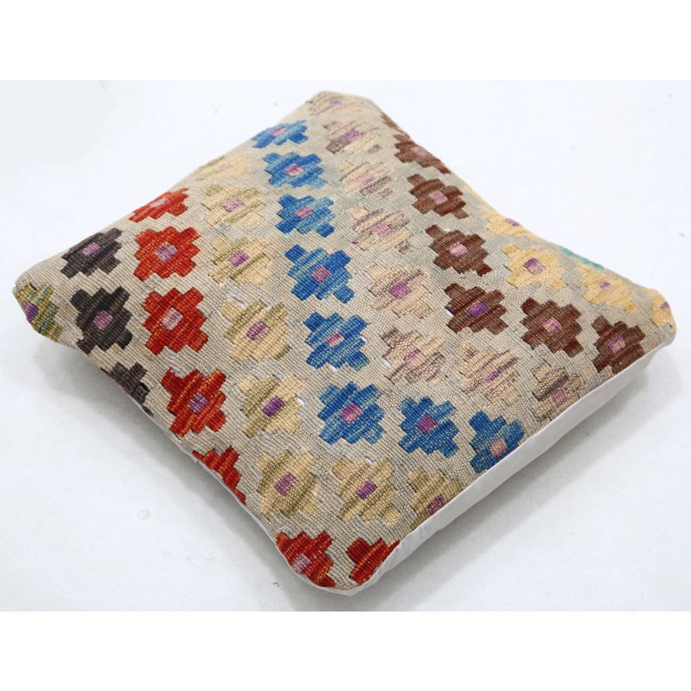 Hand Woven Tribal  Wool Pillow - 1'5'' x 1'5''