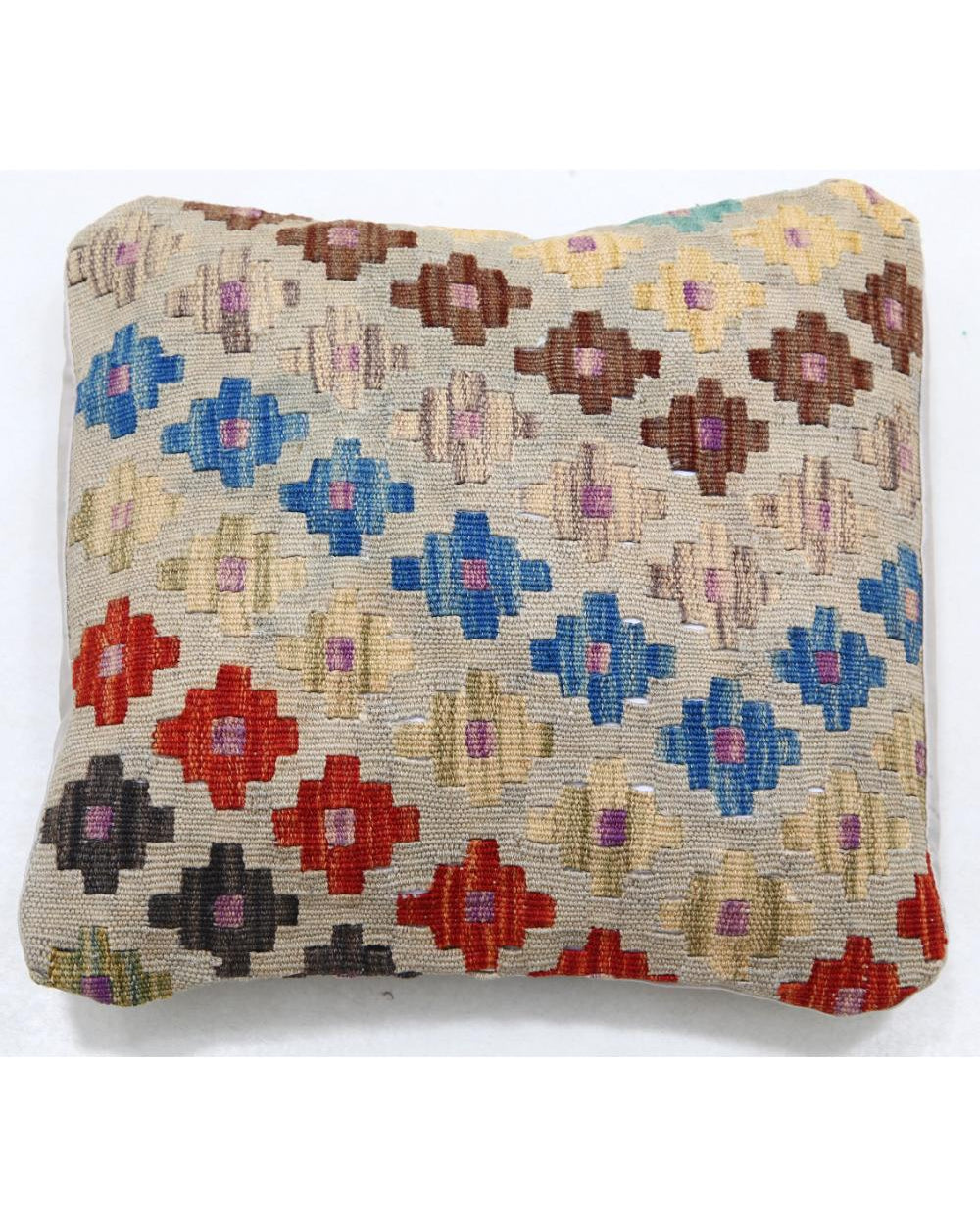 Hand Woven Tribal  Wool Pillow - 1'5'' x 1'5''