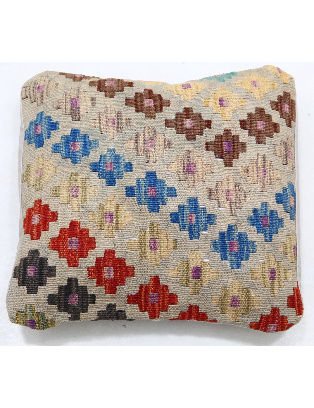 Hand Woven Tribal  Wool Pillow - 1&#39;5&#39;&#39; x 1&#39;5&#39;&#39;