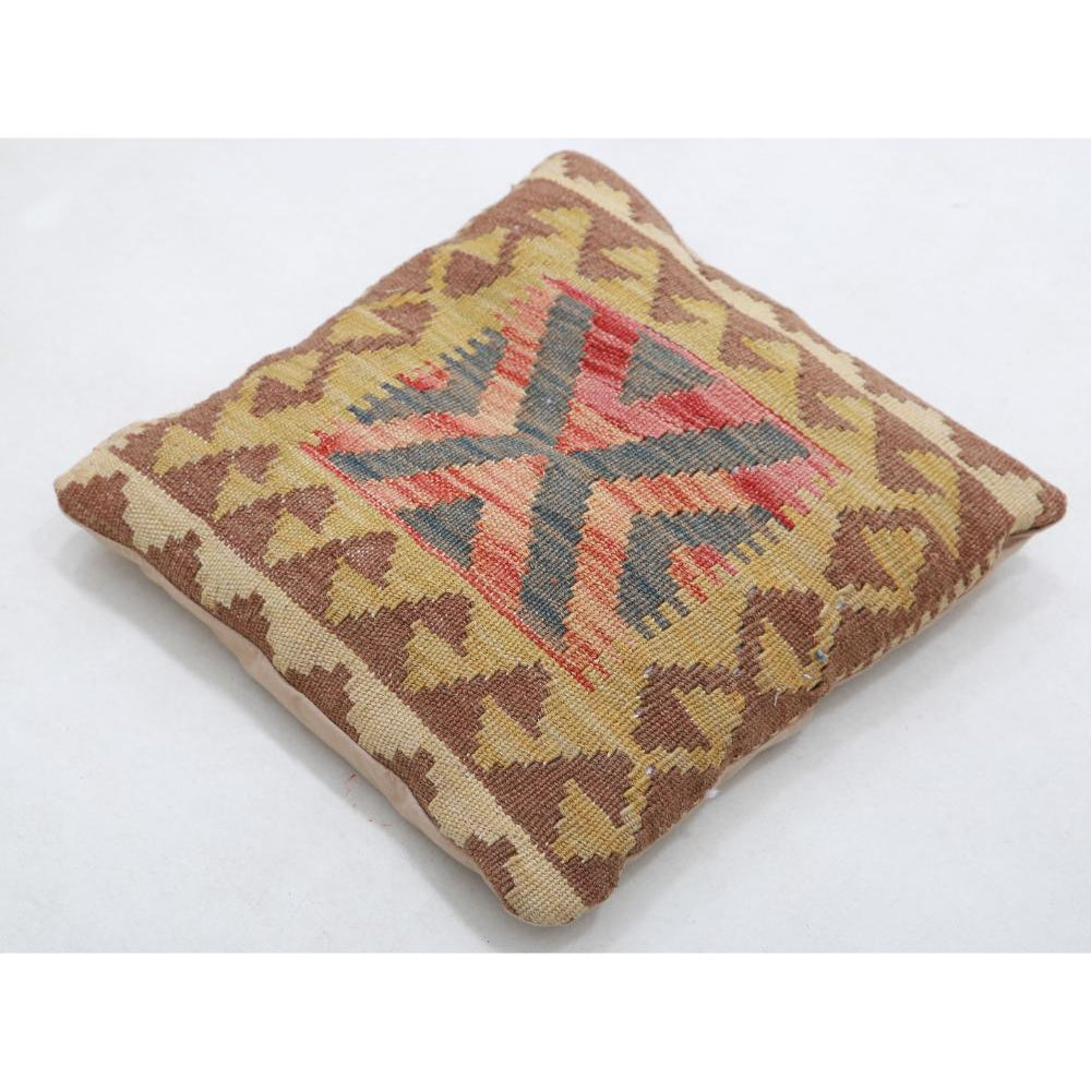 Hand Woven Tribal  Wool Pillow - 1'5'' x 1'5''