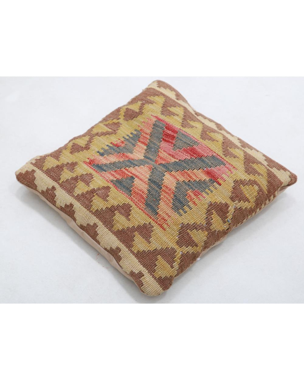 Hand Woven Tribal  Wool Pillow - 1'5'' x 1'5''