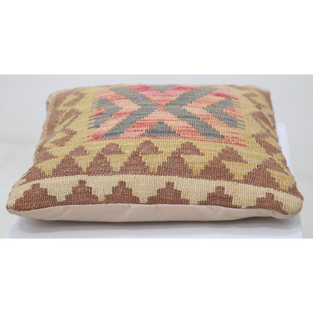 Hand Woven Tribal  Wool Pillow - 1'5'' x 1'5''