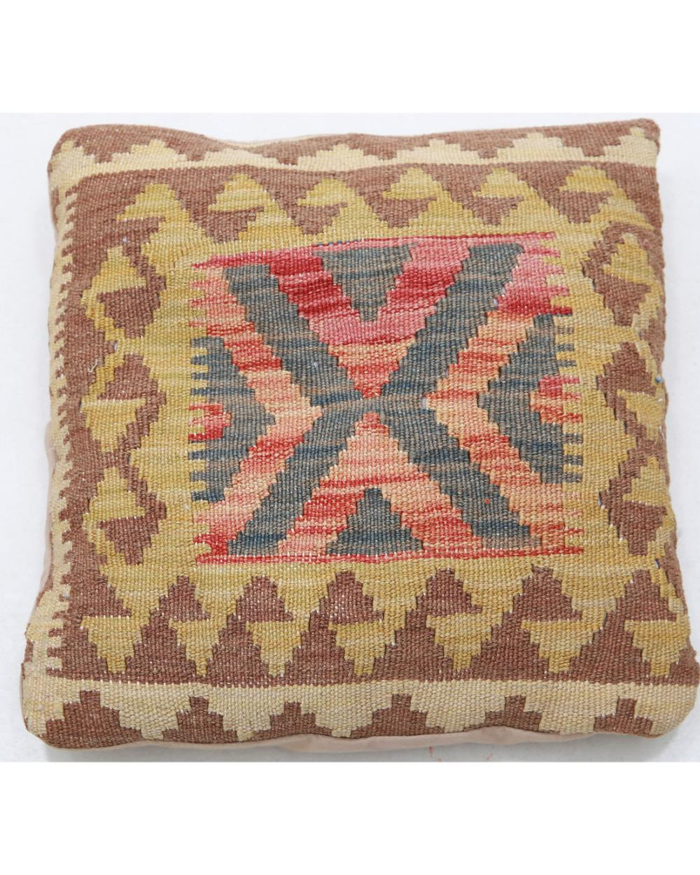 Hand Woven Tribal  Wool Pillow - 1'5'' x 1'5''