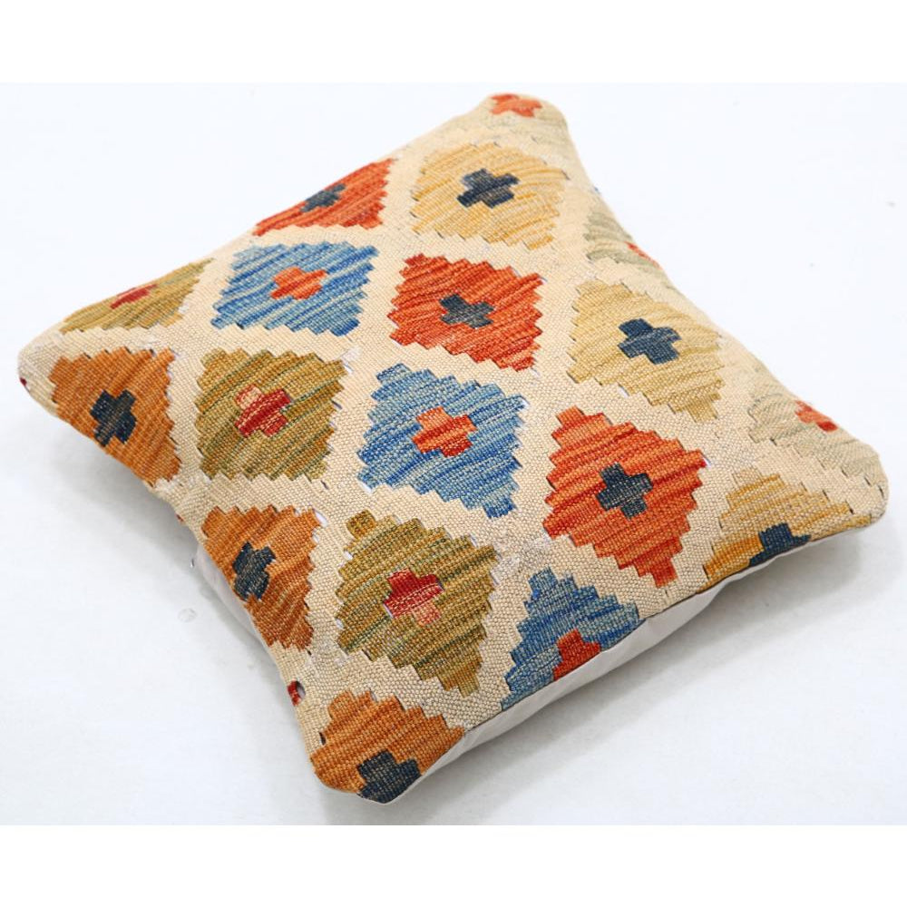 Hand Woven Tribal  Wool Pillow - 1'5'' x 1'5''