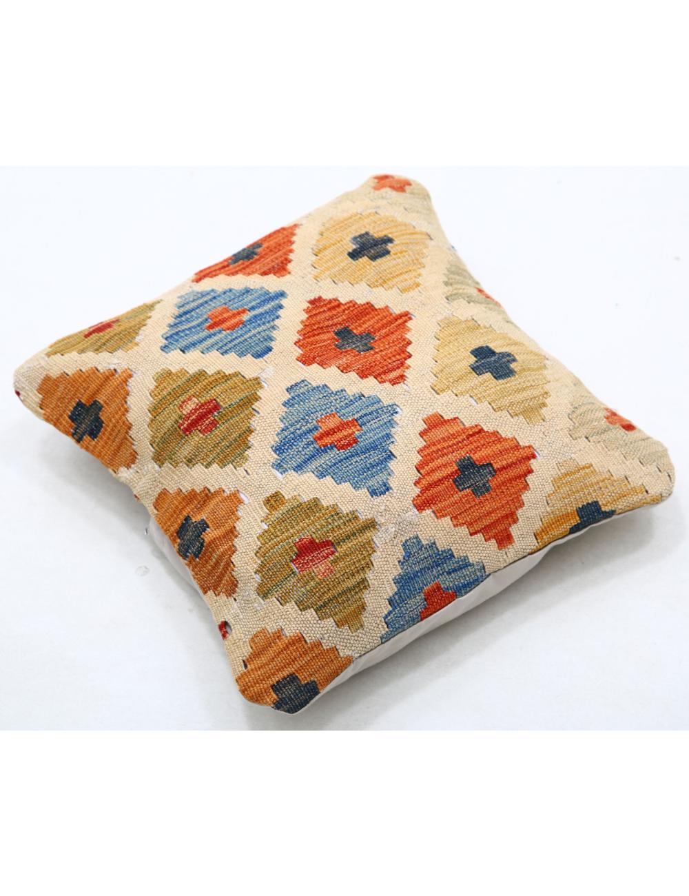 Hand Woven Tribal  Wool Pillow - 1'5'' x 1'5''