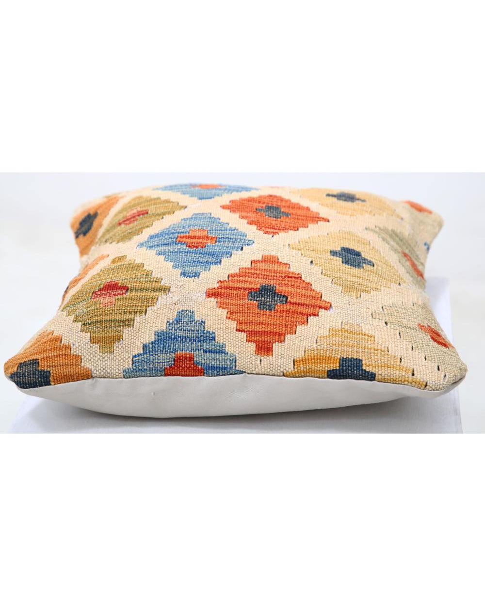 Hand Woven Tribal  Wool Pillow - 1'5'' x 1'5''