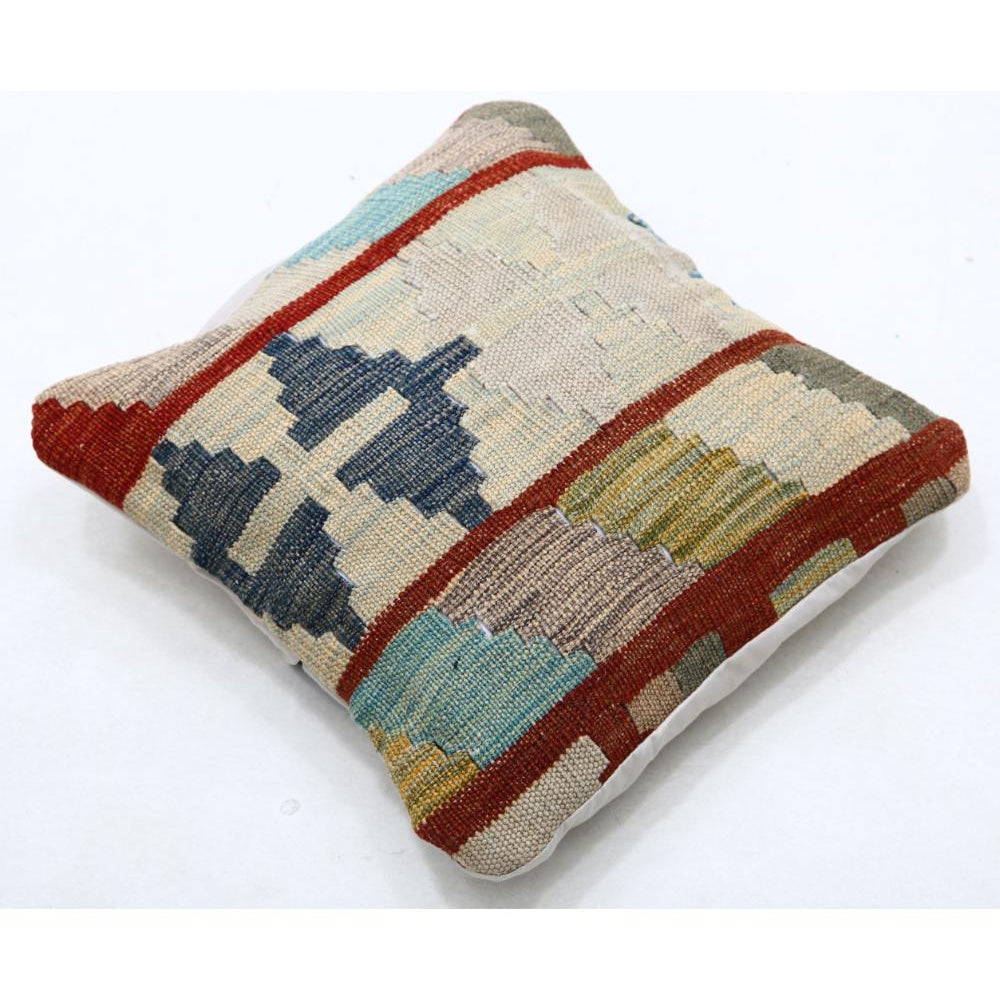 Hand Woven Tribal  Wool Pillow - 1'5'' x 1'5''