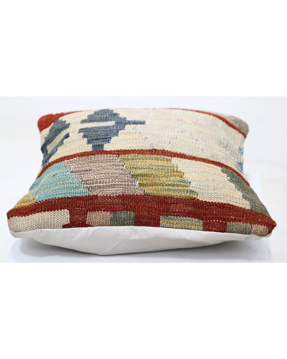 Hand Woven Tribal  Wool Pillow - 1'5'' x 1'5''