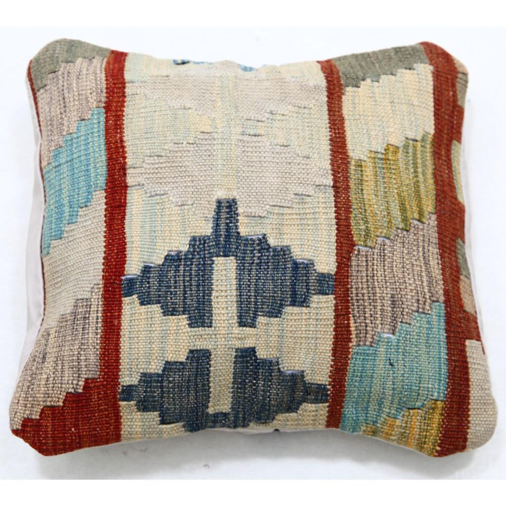 Hand Woven Tribal  Wool Pillow - 1'5'' x 1'5''