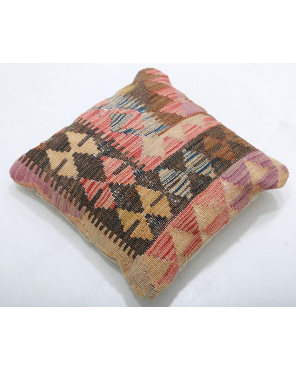 Hand Woven Tribal  Wool Pillow - 1'5'' x 1'5''