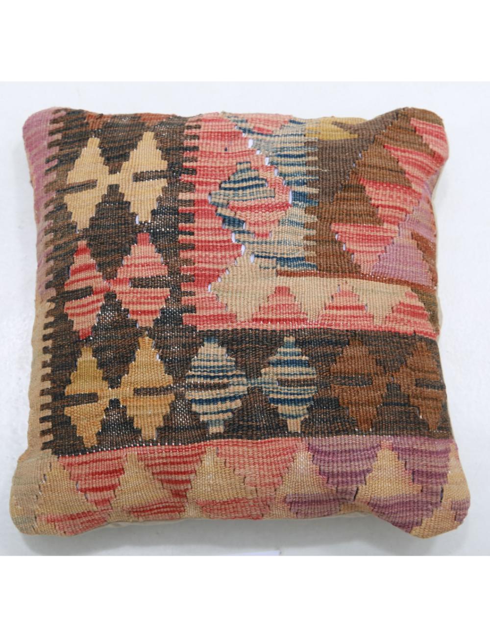 Hand Woven Tribal  Wool Pillow - 1'5'' x 1'5''