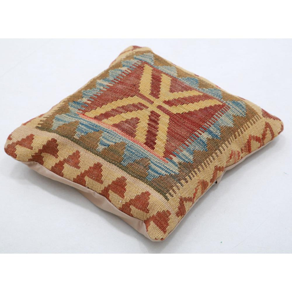 Hand Woven Tribal  Wool Pillow - 1'5'' x 1'5''