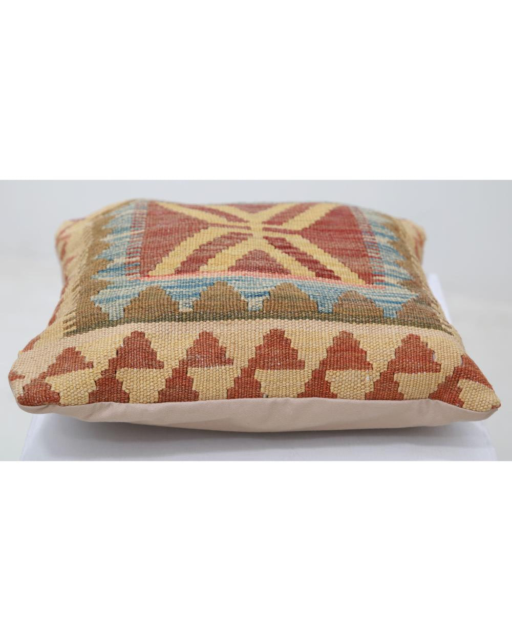 Hand Woven Tribal  Wool Pillow - 1'5'' x 1'5''