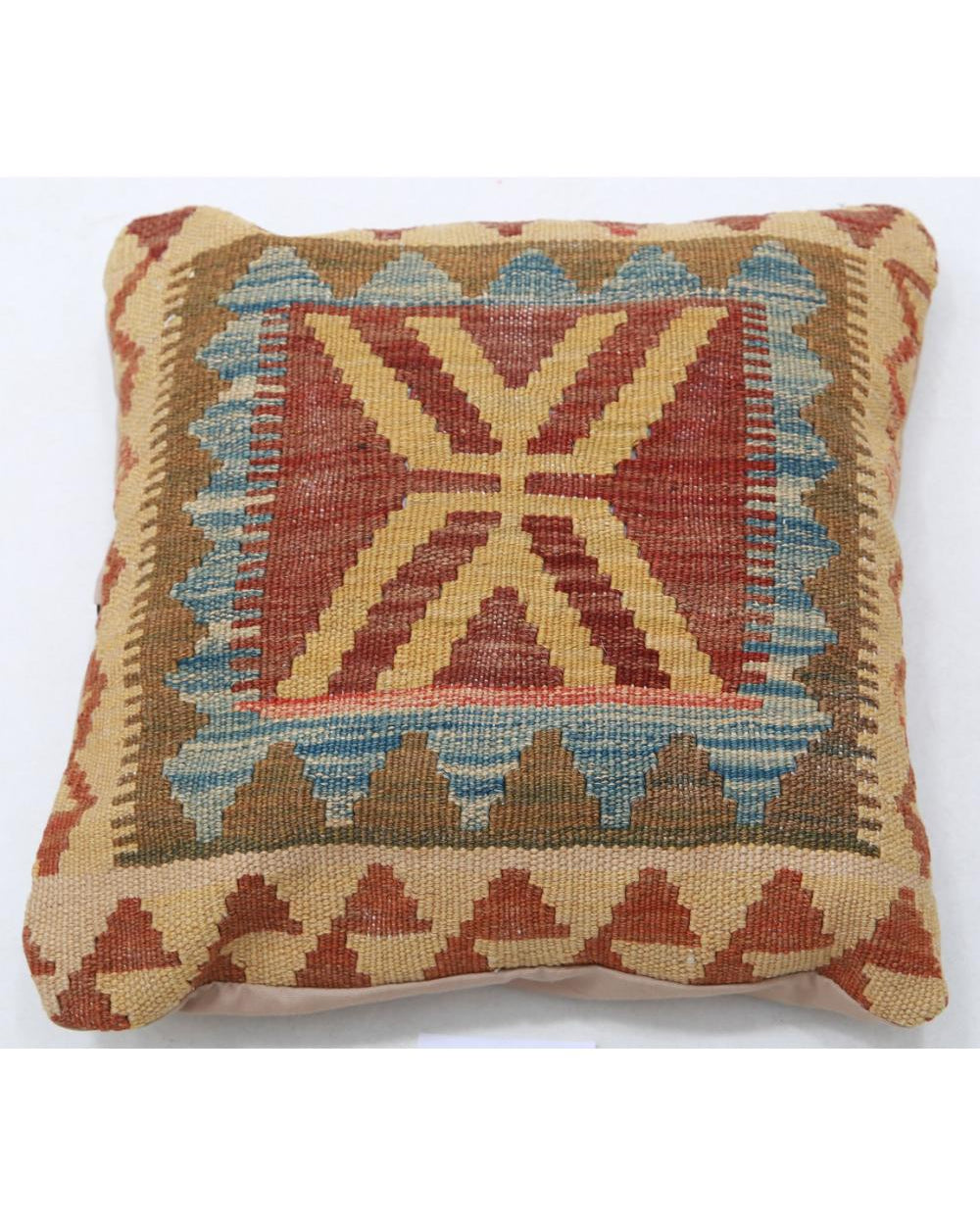 Hand Woven Tribal  Wool Pillow - 1'5'' x 1'5''