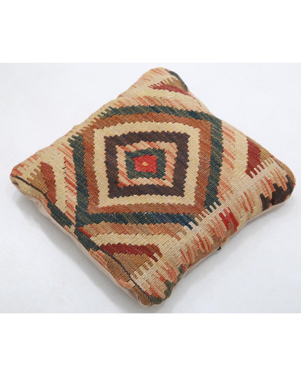 Hand Woven Tribal  Wool Pillow - 1'5'' x 1'5''