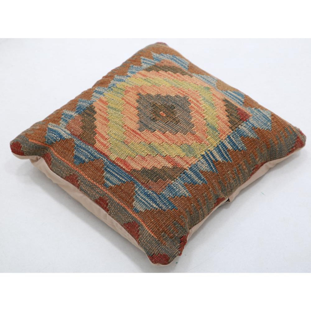 Hand Woven Tribal  Wool Pillow - 1'5'' x 1'5''