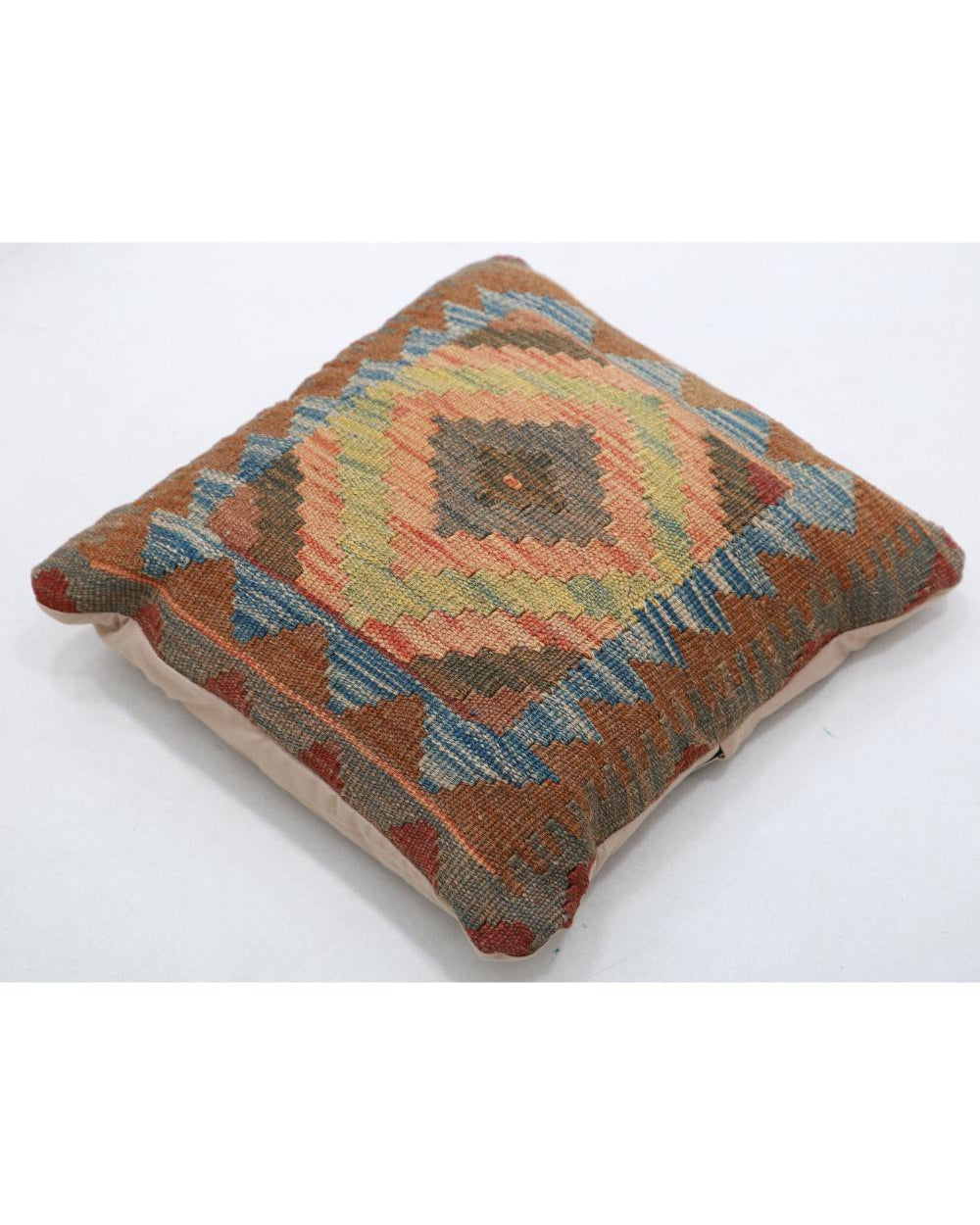 Hand Woven Tribal  Wool Pillow - 1'5'' x 1'5''