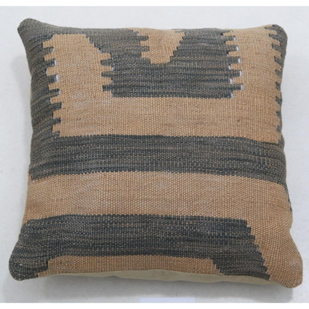 Hand Woven Tribal  Wool Pillow - 1'5'' x 1'5''