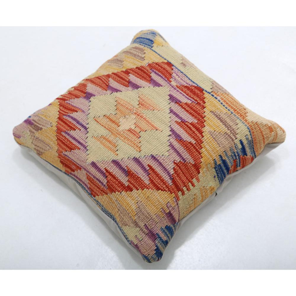 Hand Woven Tribal  Wool Pillow - 1'5'' x 1'5''