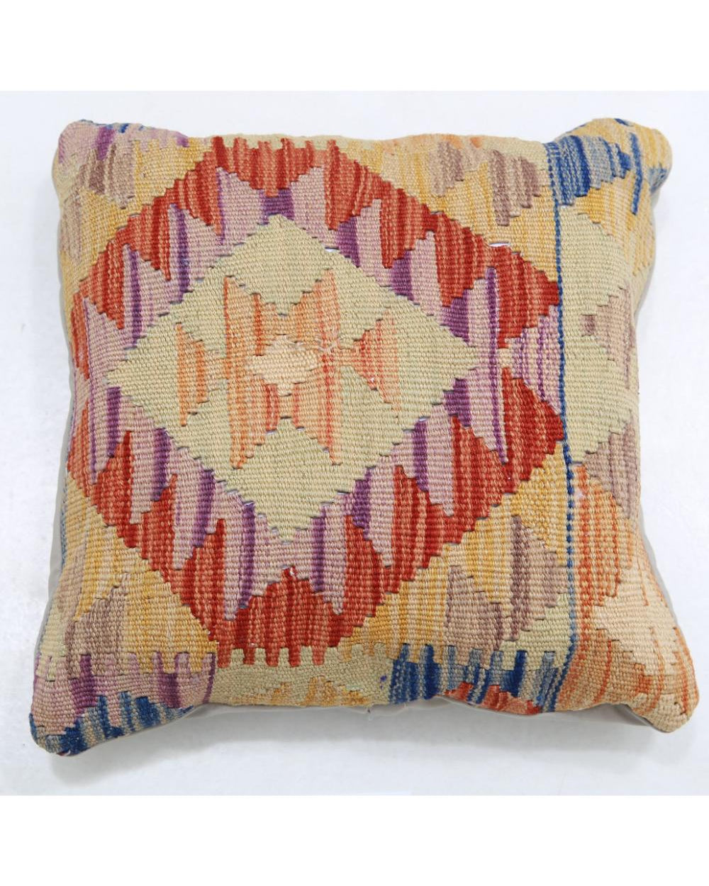 Hand Woven Tribal  Wool Pillow - 1'5'' x 1'5''