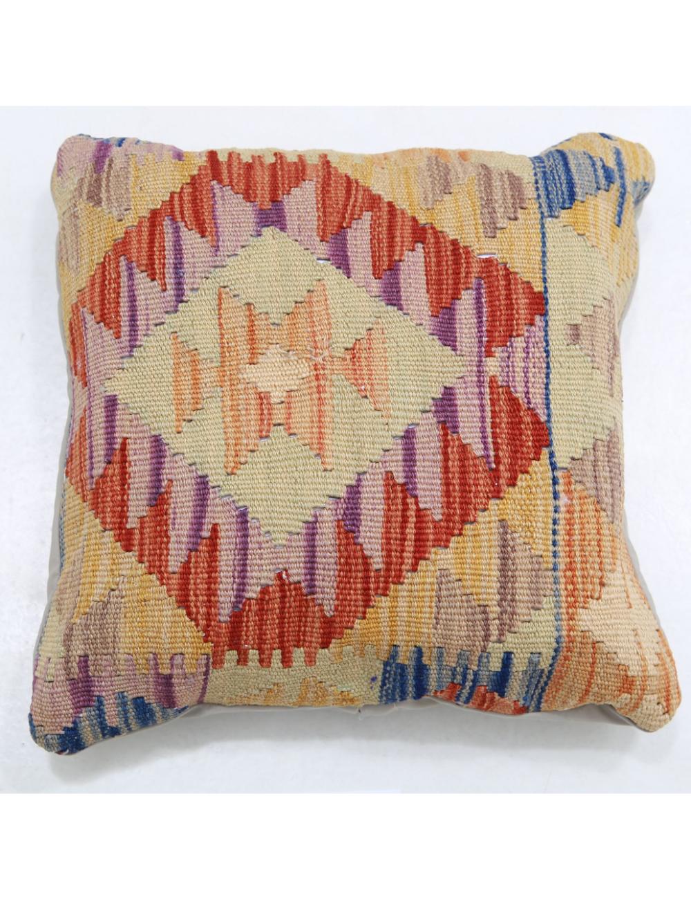 Hand Woven Tribal  Wool Pillow - 1'5'' x 1'5''