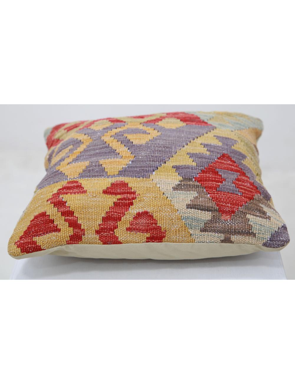 Hand Woven Tribal  Wool Pillow - 1'5'' x 1'5''