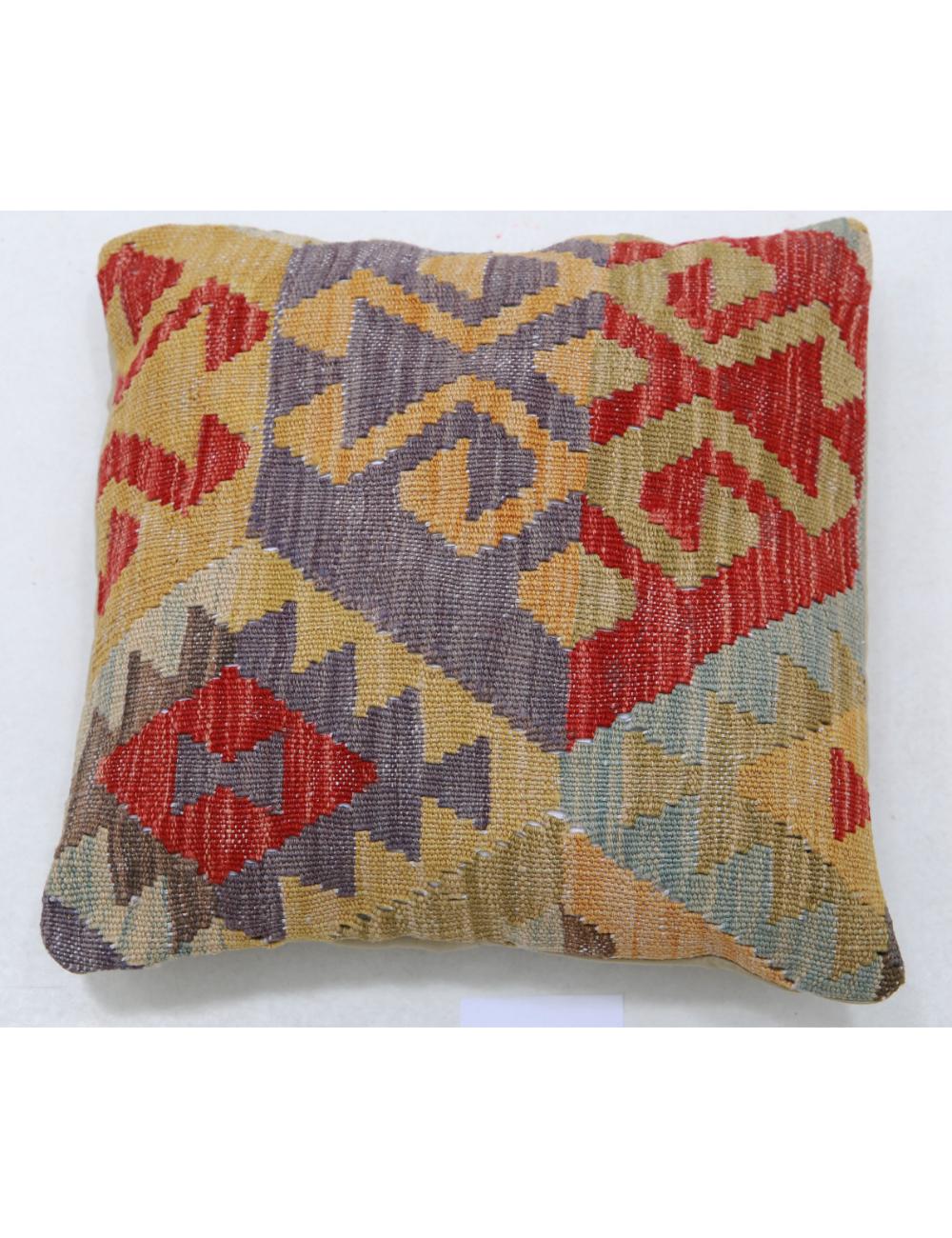 Hand Woven Tribal  Wool Pillow - 1'5'' x 1'5''