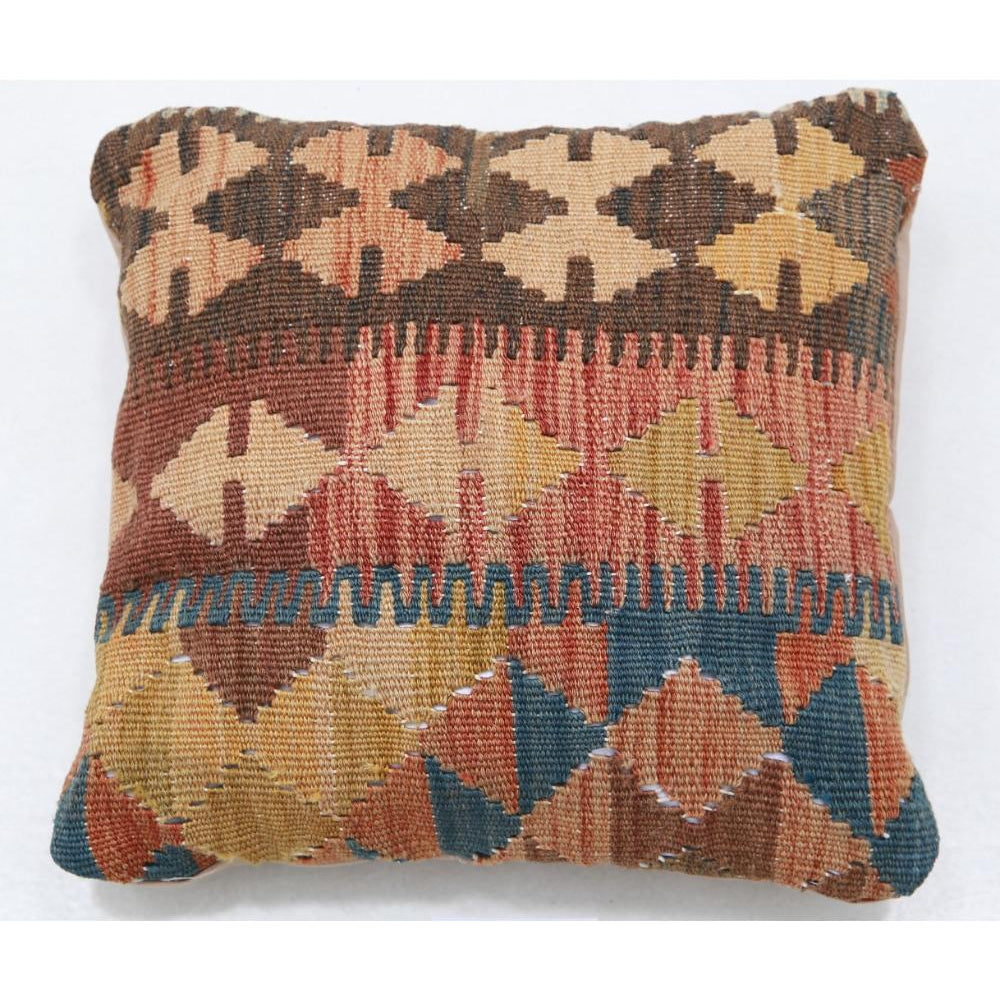 Hand Woven Tribal  Wool Pillow - 1'5'' x 1'5''