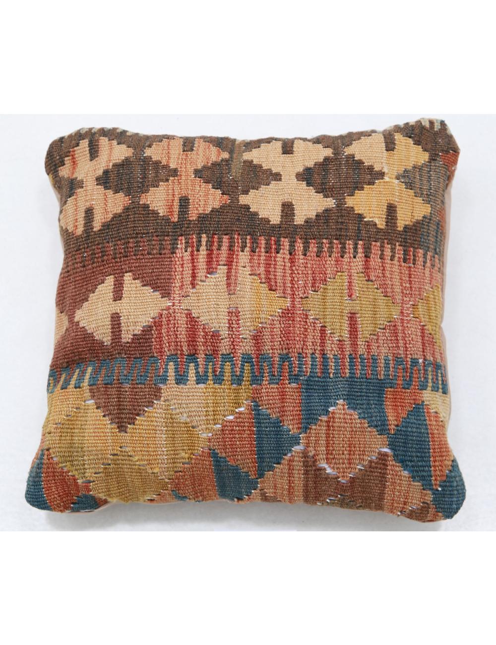 Hand Woven Tribal  Wool Pillow - 1'5'' x 1'5''