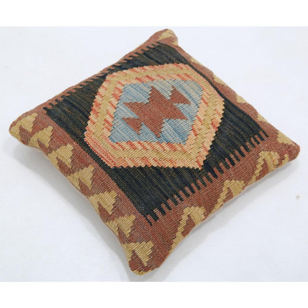 Hand Woven Tribal  Wool Pillow - 1'5'' x 1'5''