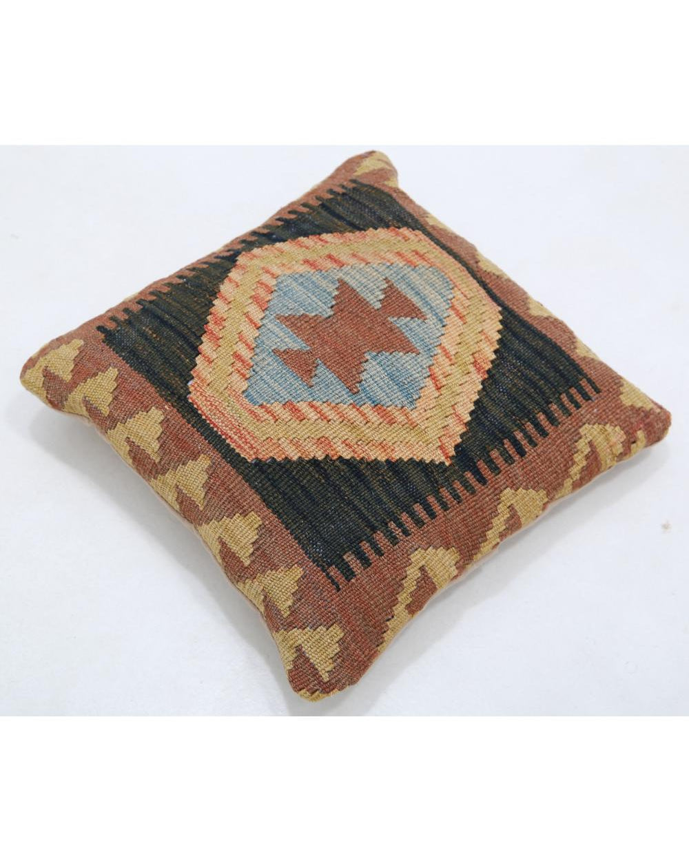 Hand Woven Tribal  Wool Pillow - 1'5'' x 1'5''