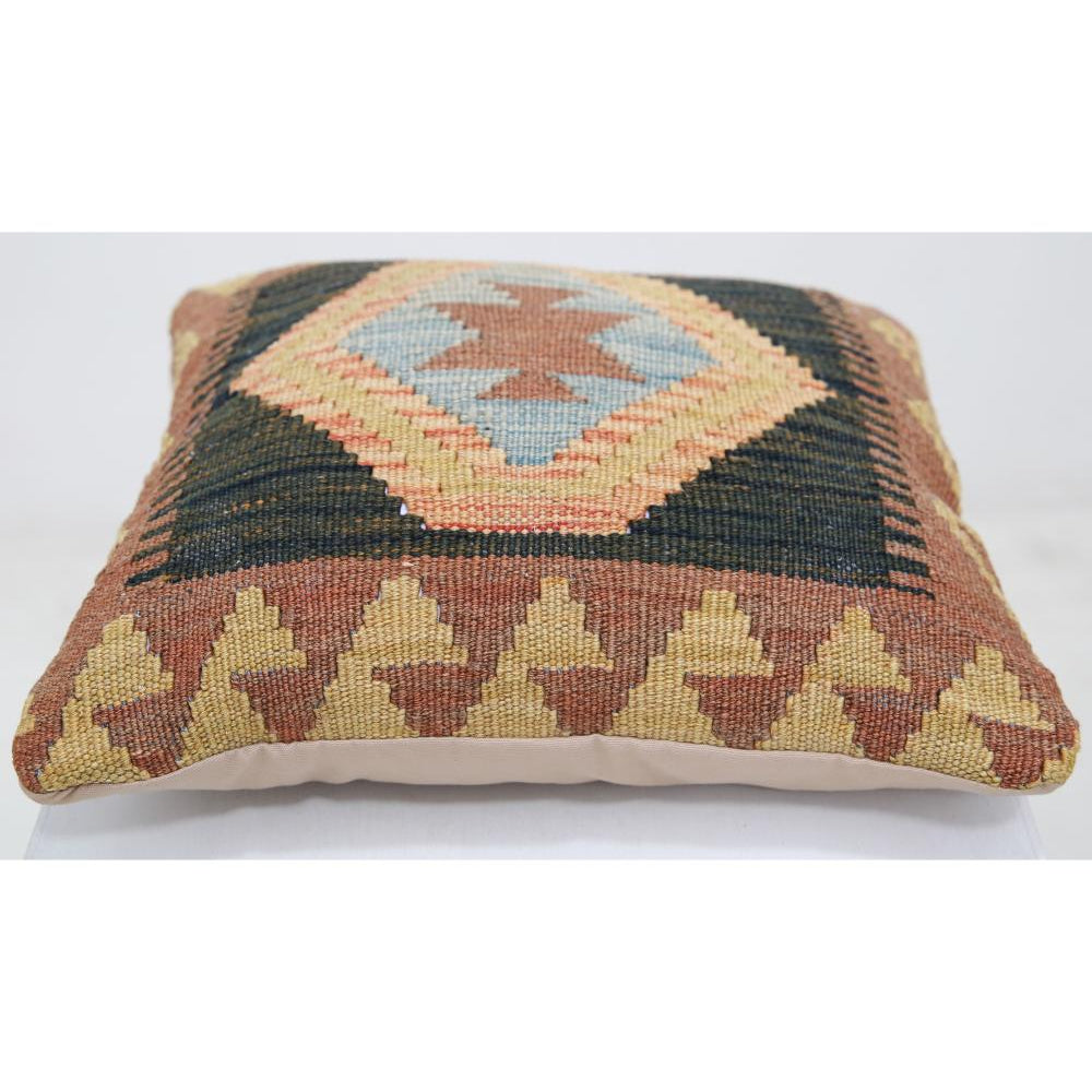 Hand Woven Tribal  Wool Pillow - 1'5'' x 1'5''