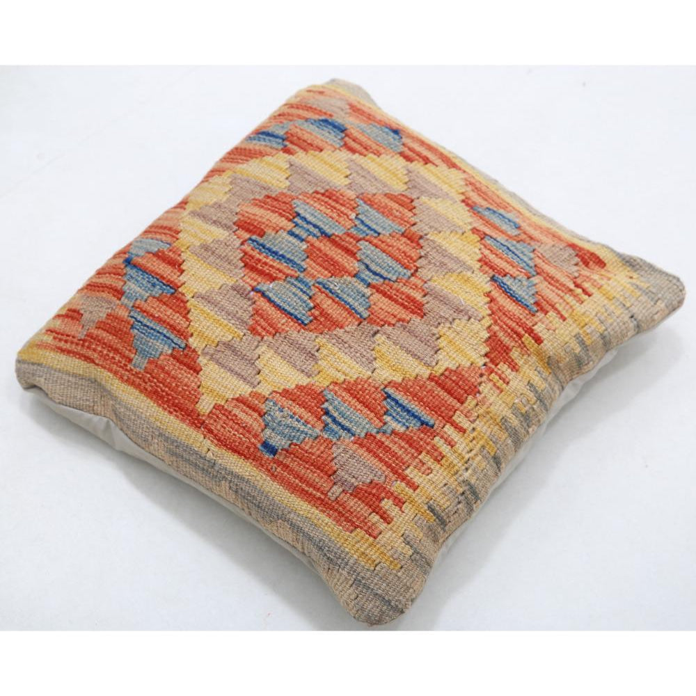 Hand Woven Tribal  Wool Pillow - 1'5'' x 1'5''