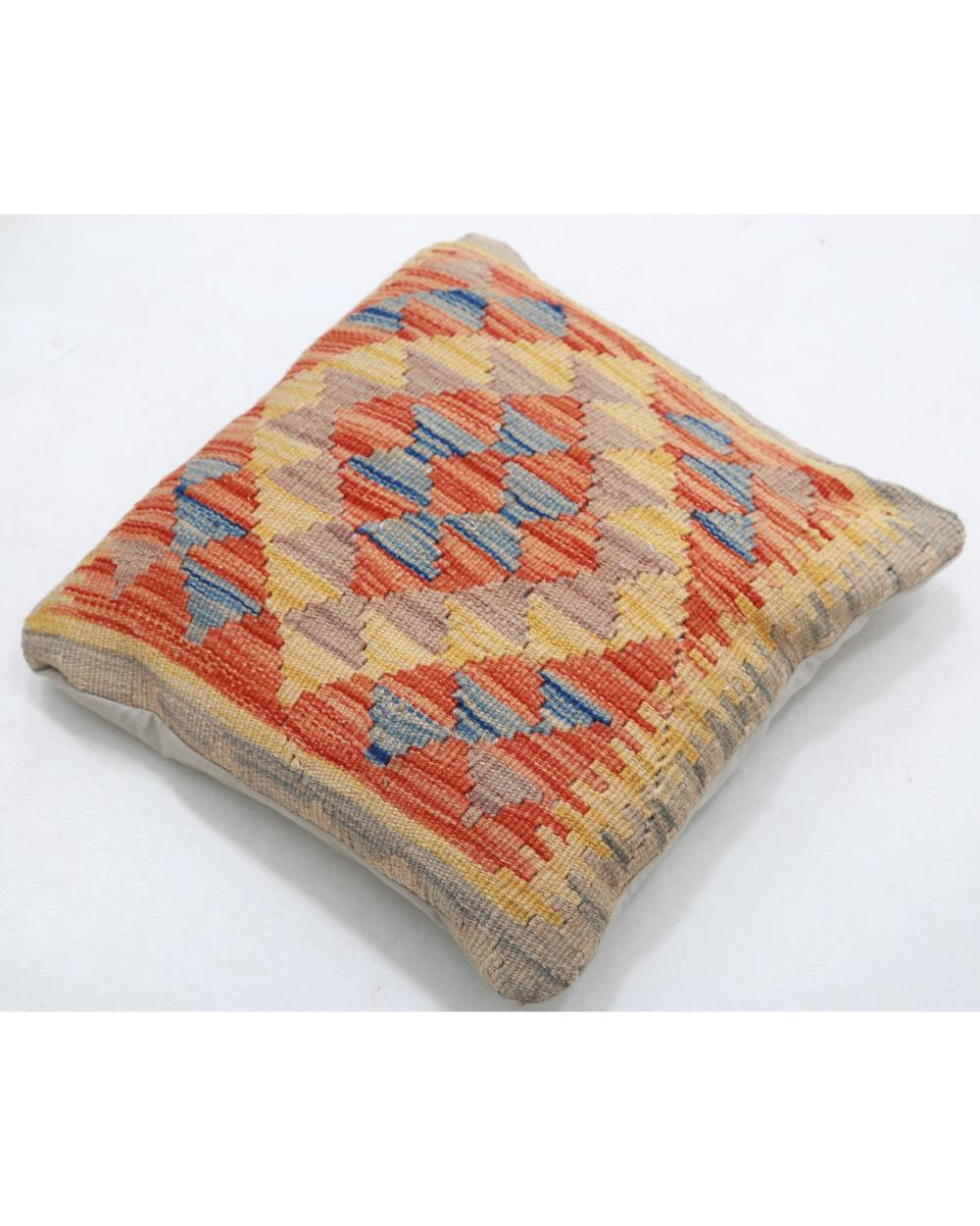 Hand Woven Tribal  Wool Pillow - 1'5'' x 1'5''