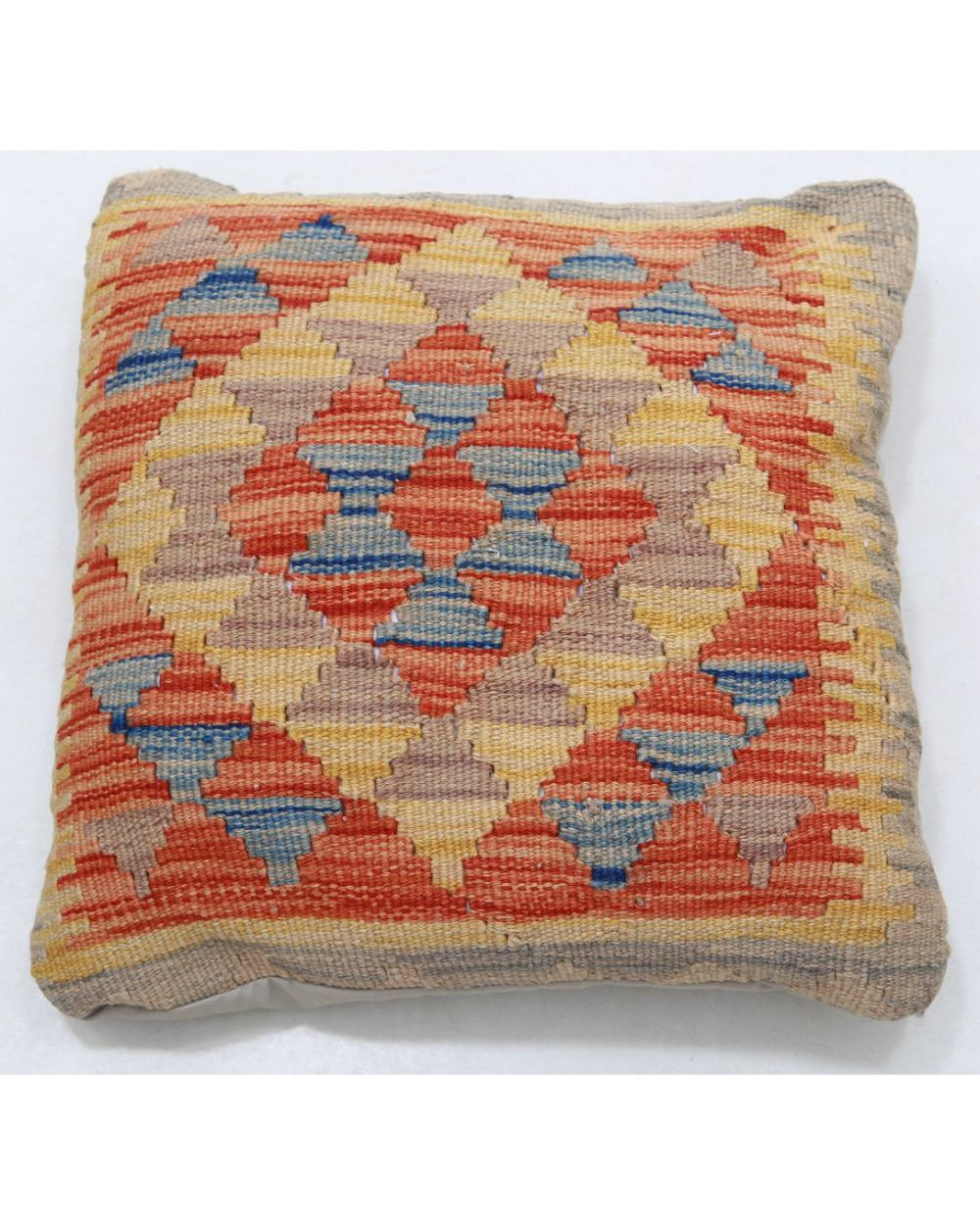 Hand Woven Tribal  Wool Pillow - 1'5'' x 1'5''