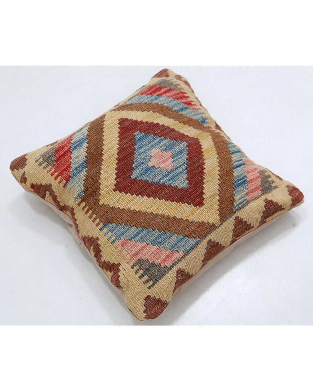 Hand Woven Tribal  Wool Pillow - 1'5'' x 1'5''