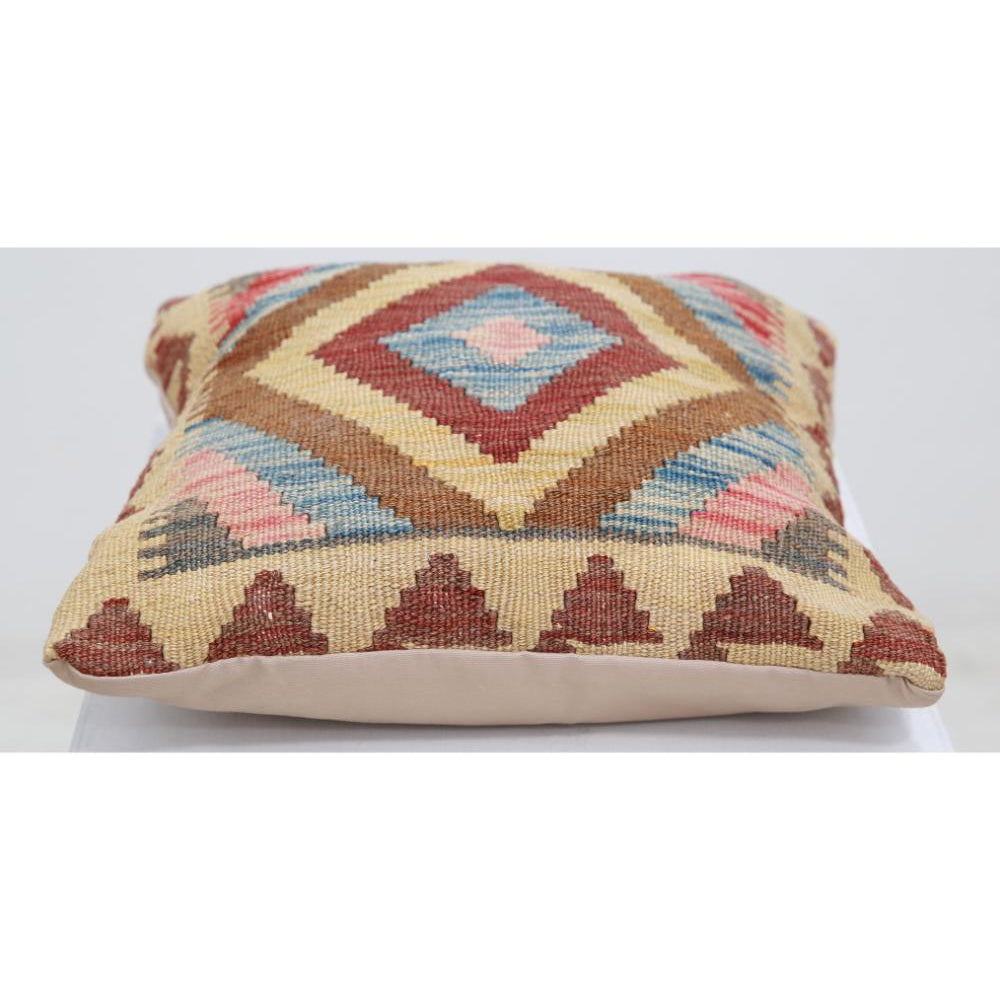 Hand Woven Tribal  Wool Pillow - 1'5'' x 1'5''