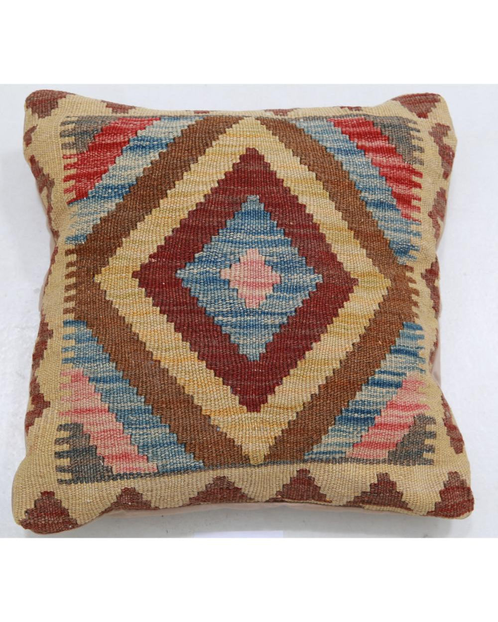 Hand Woven Tribal  Wool Pillow - 1'5'' x 1'5''