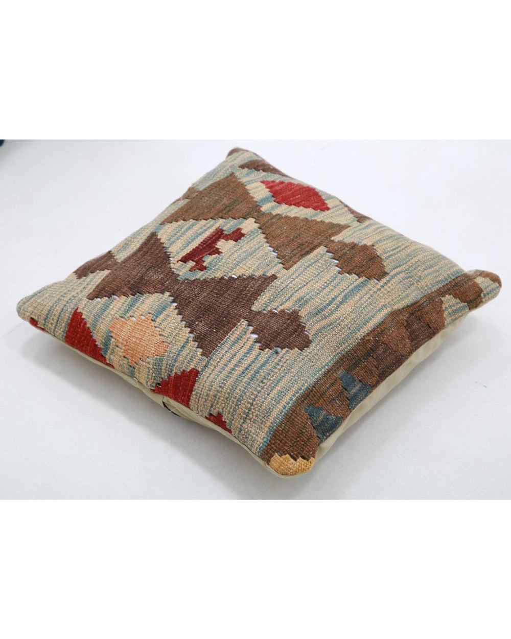Hand Woven Tribal  Wool Pillow - 1'5'' x 1'5''